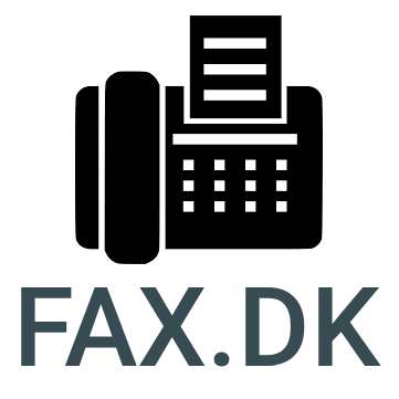Logo for FAX.DK - et website om hvordan du sender en fax med computer eller telefon